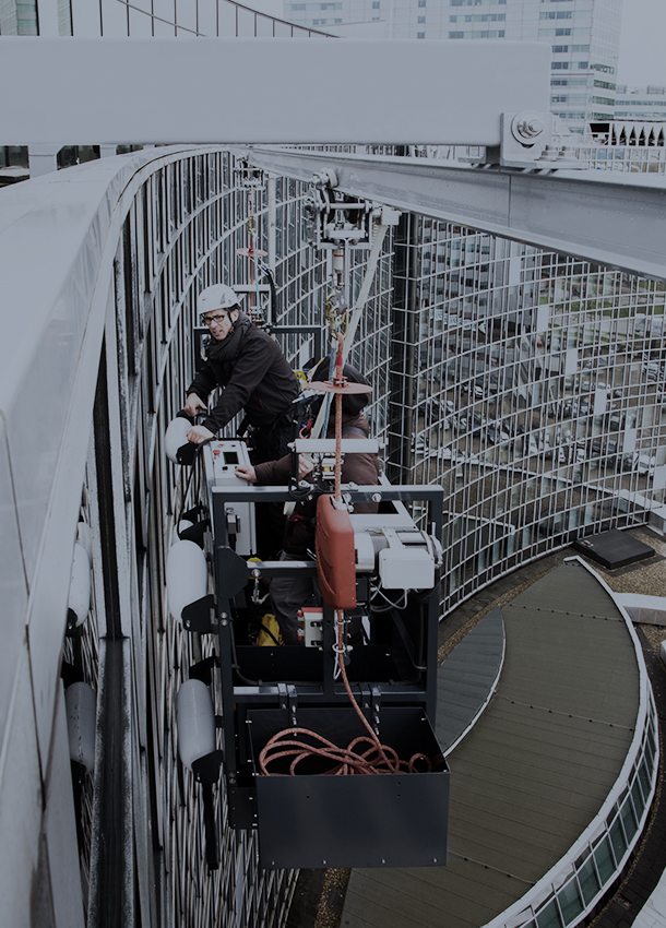 RopeClimber cradle for two users